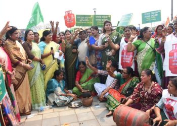 BJD protests over rising LPG