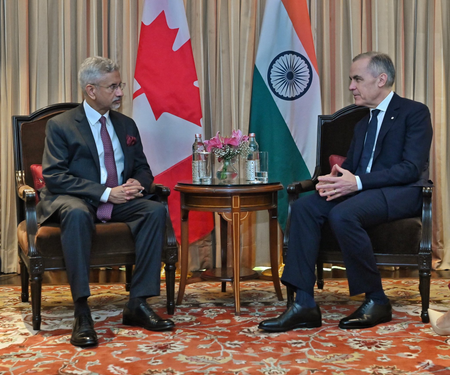 EAM Jaishankar meets Canadian PM Mark Carney