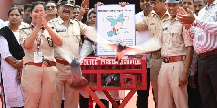 Odisha Police Pigeon