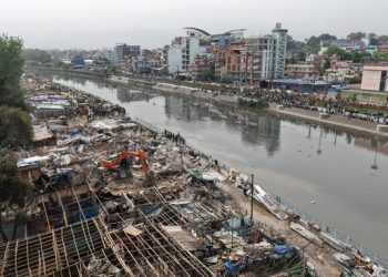 Nepal demolishes illegal settlements along Bagmati River in Kathmandu