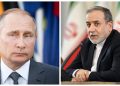 Vladimir Putin and Abbas Araghchi
