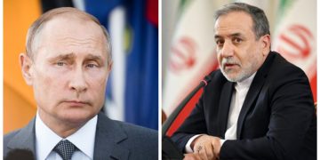 Vladimir Putin and Abbas Araghchi