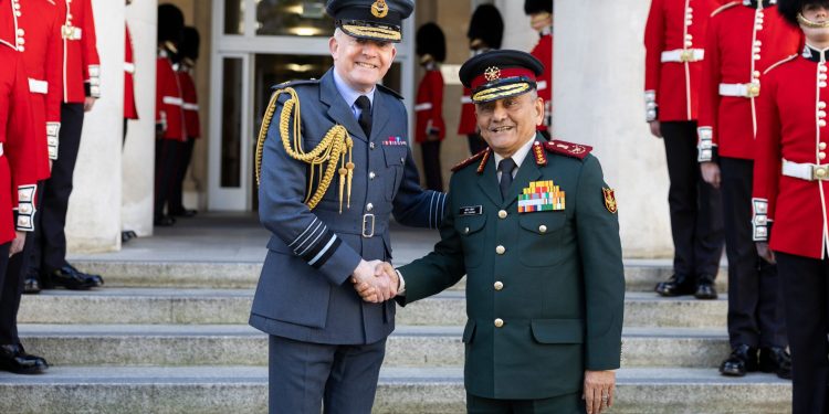 Defence Chief General Anil Chauhan holds high-level talks on evolving nature of conflict in UK