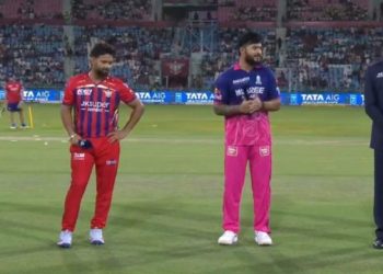 Lucknow Super Giants captain Rishabh Pant won the toss