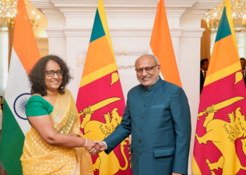 VP Radhakrishnan, Sri Lankan PM Amarasuriya