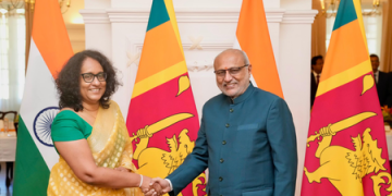 VP Radhakrishnan, Sri Lankan PM Amarasuriya