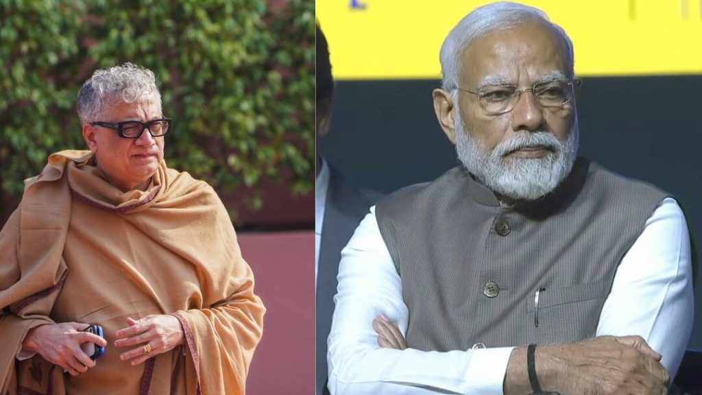 Derek O'Brien and PM Modi