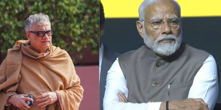 Derek O'Brien and PM Modi