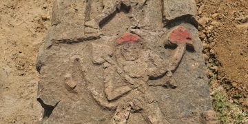 Stone -Ramayana statue