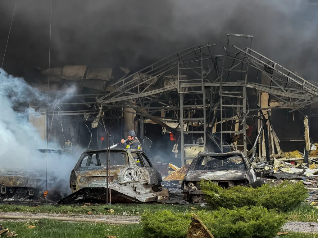 Russia rejects Ukraine ceasefire, launches drone strikes