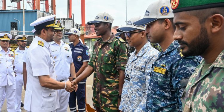 Indian Navy’s INS Sunayna begins three-day port call in Sri Lanka