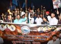 NEET paper leak NSUI protests before Pradhan's home demanding resignation