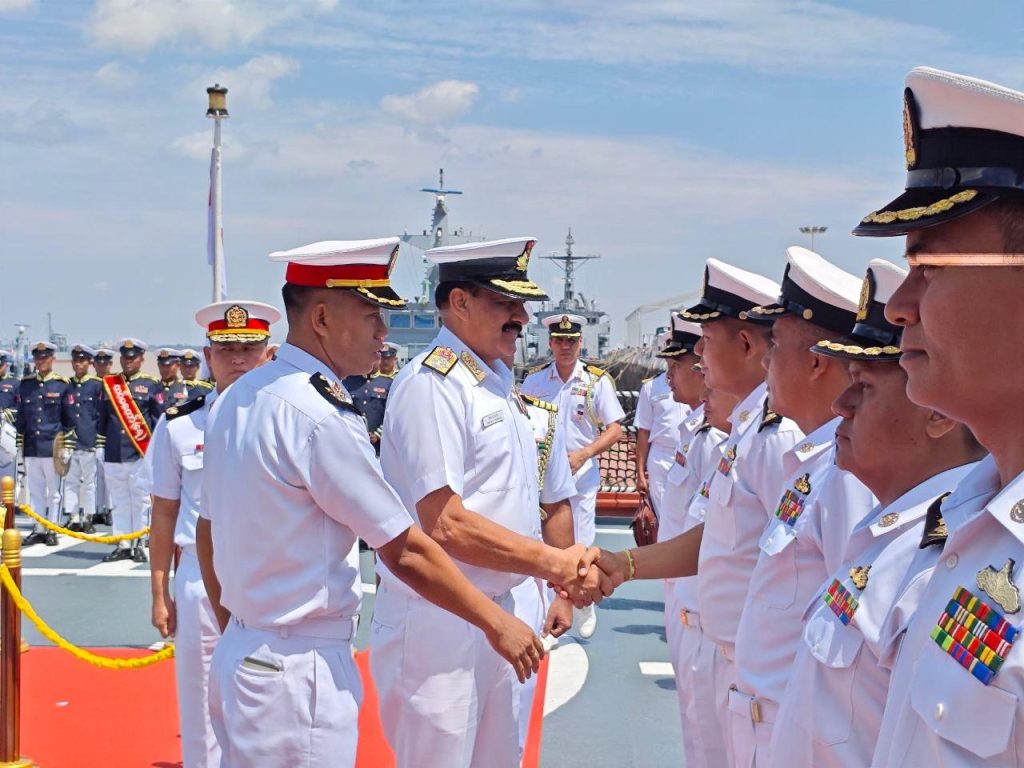 Navy Chief Admiral Tripathi holds talks with Myanmar leaders on maritime cooperation