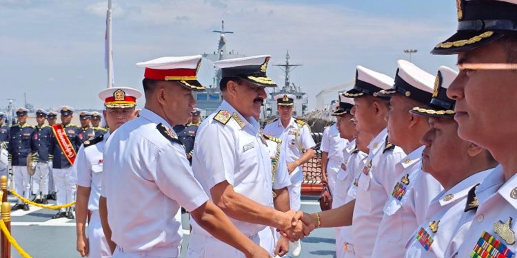 Navy Chief Admiral Tripathi holds talks with Myanmar leaders on maritime cooperation
