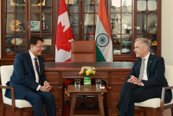 Piyush Goyal, Canada, Mark Carney, India,