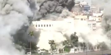 Blast outside Syrian defence ministry kills soldier, injures 12