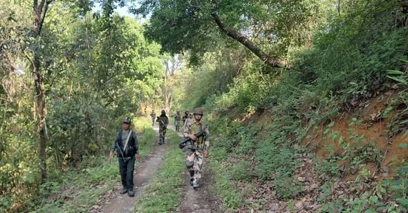Security forces nab six militants in twin operations across Manipur