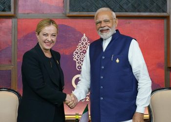 Narendra Modi & Giorgia Meloni
