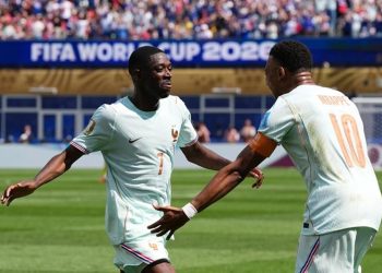 France thrash Norway 4-1 as Dembele nets hat trick