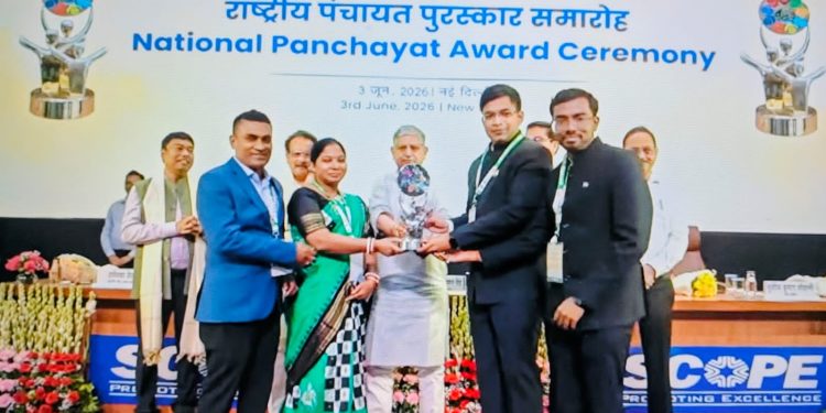 Ganjam bags three National Panchayat Awards