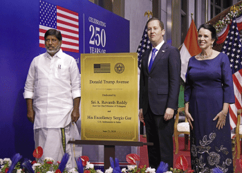 Hyderabad names road after Trump; BJP cries hypocrisy