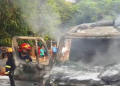 Ambulance gutted