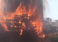 Lucknow building Fire