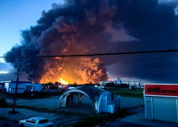 Ukraine's drone assault ignites major oil refinery in Russia