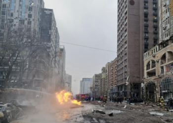 Ukrainian drone attack