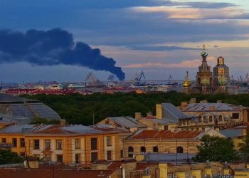 Ukrainian drone strike casts shadow over Putin’s economic forum