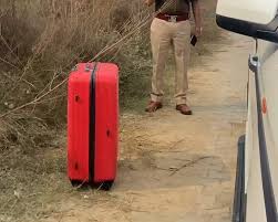 Unidentified woman’s body found stuffed in travel bag
