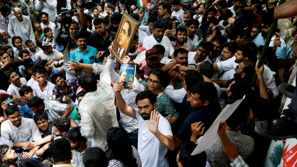 Cockroach Janta Party founder Dipke joins students, youth in Jantar Mantar protest