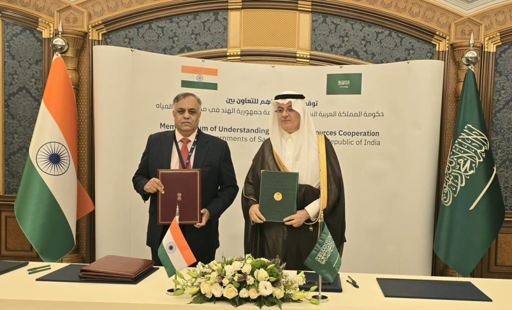 India, Saudi Arabia sign water resource cooperation pact