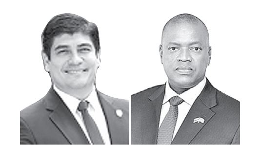 Carlos Alvarado-Quesada & Mokgweetsi Masisi