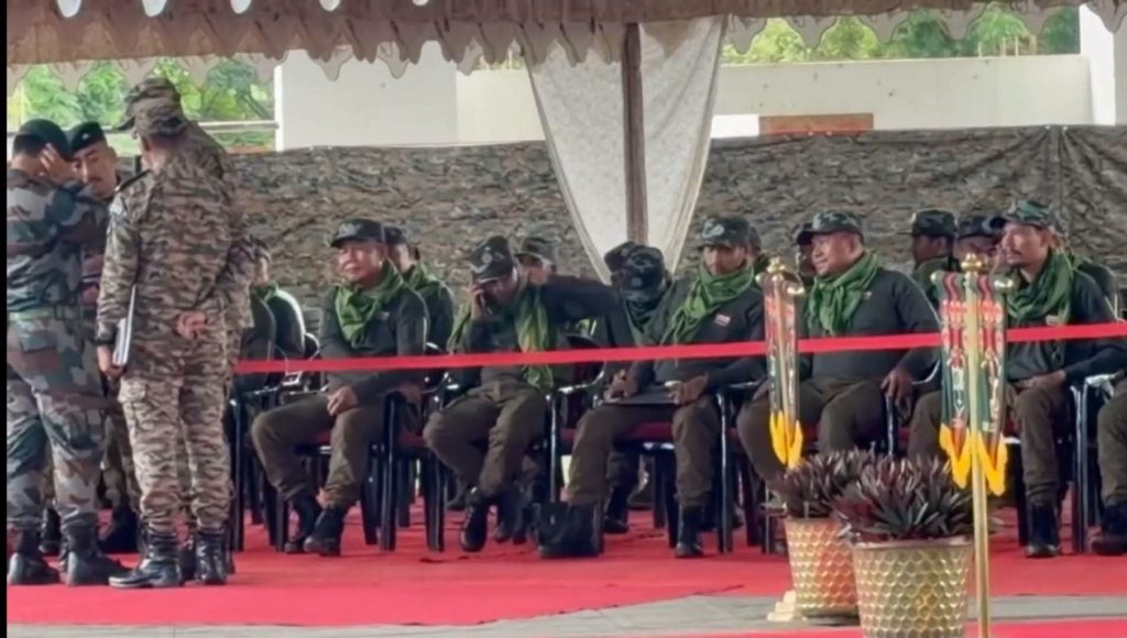 42 KCP militants surrender before security forces in Manipur