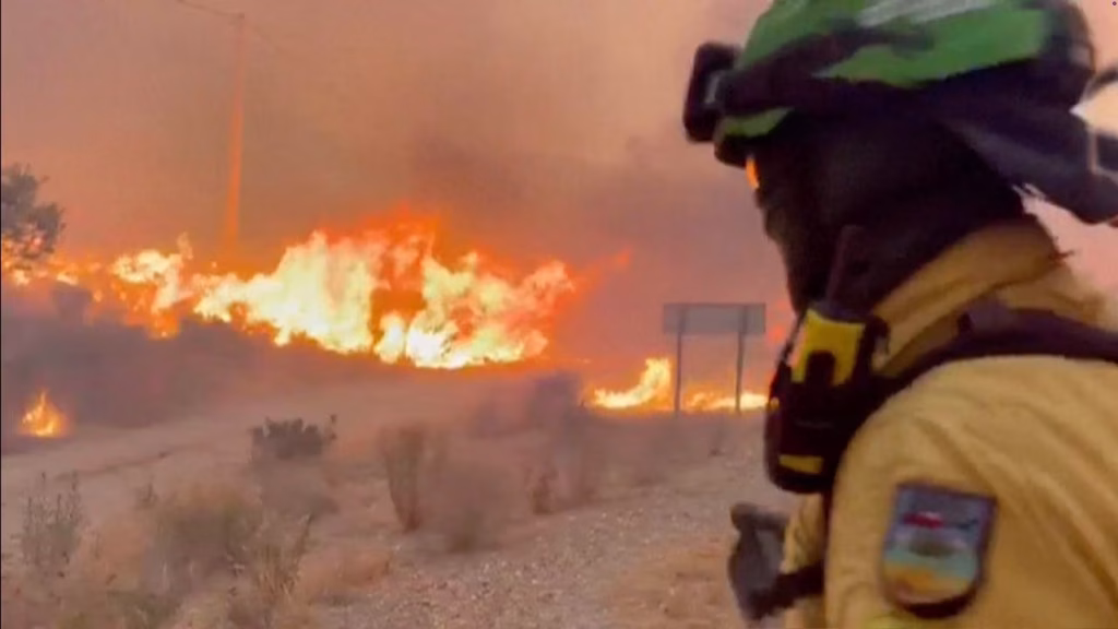 Spain fire