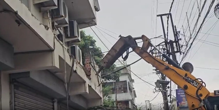 Abhishek Banerjee’s Amtala party office