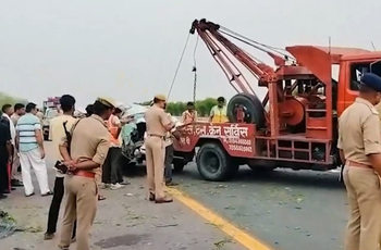 Bus-car collision