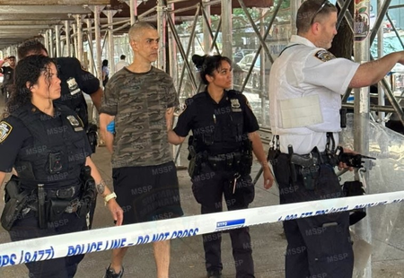 Man shouting 'Allahu Akbar' stabs two near New York synagogue