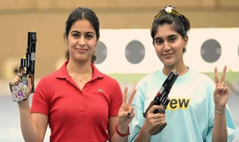 Manu Bhaker, Esha Singh