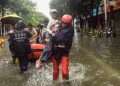 Authorities in southern China said Thursday that 39 people have died in flooding from Tropical Storm Maysak. Most of the deaths were related to the breach of a dam in the city of Nanning, which claimed 26 lives, said Ding Wei, the city's vice mayor, at a news briefing. Maysak brought record rainfall to the Guangxi region, breaching reservoirs and stranding people for days in homes and other buildings. The previously announced death toll was six people.
