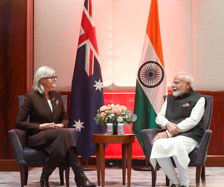 PM Modi, Australia's Governor General Sam Mostyn