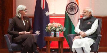 PM Modi, Australia's Governor General Sam Mostyn