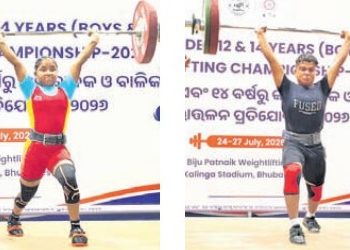 Junior weightlifters shine