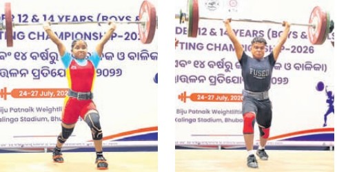 Junior weightlifters shine
