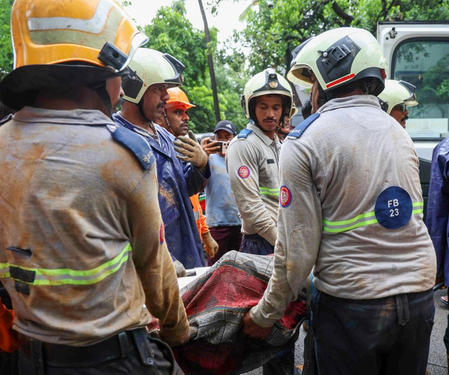 7 killed as landslide strikes residential building in Mumbai