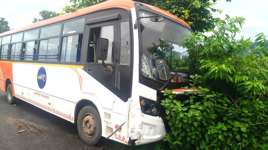 Two brothers critical as govt-run bus hits bike