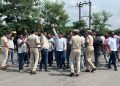 Dharmendra Pradhan faces protest in Jharsuguda