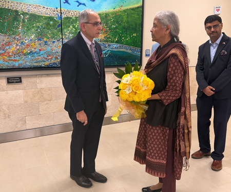 Nirmala Sitharaman arrives in US for G20 finance ministers' meeting