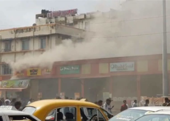 Sealdah station-Fire in food stall at Kolkata